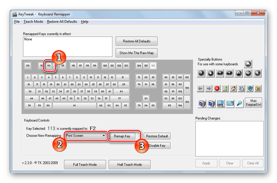 Как переназначить клавиши на клавиатуре windows 7_5